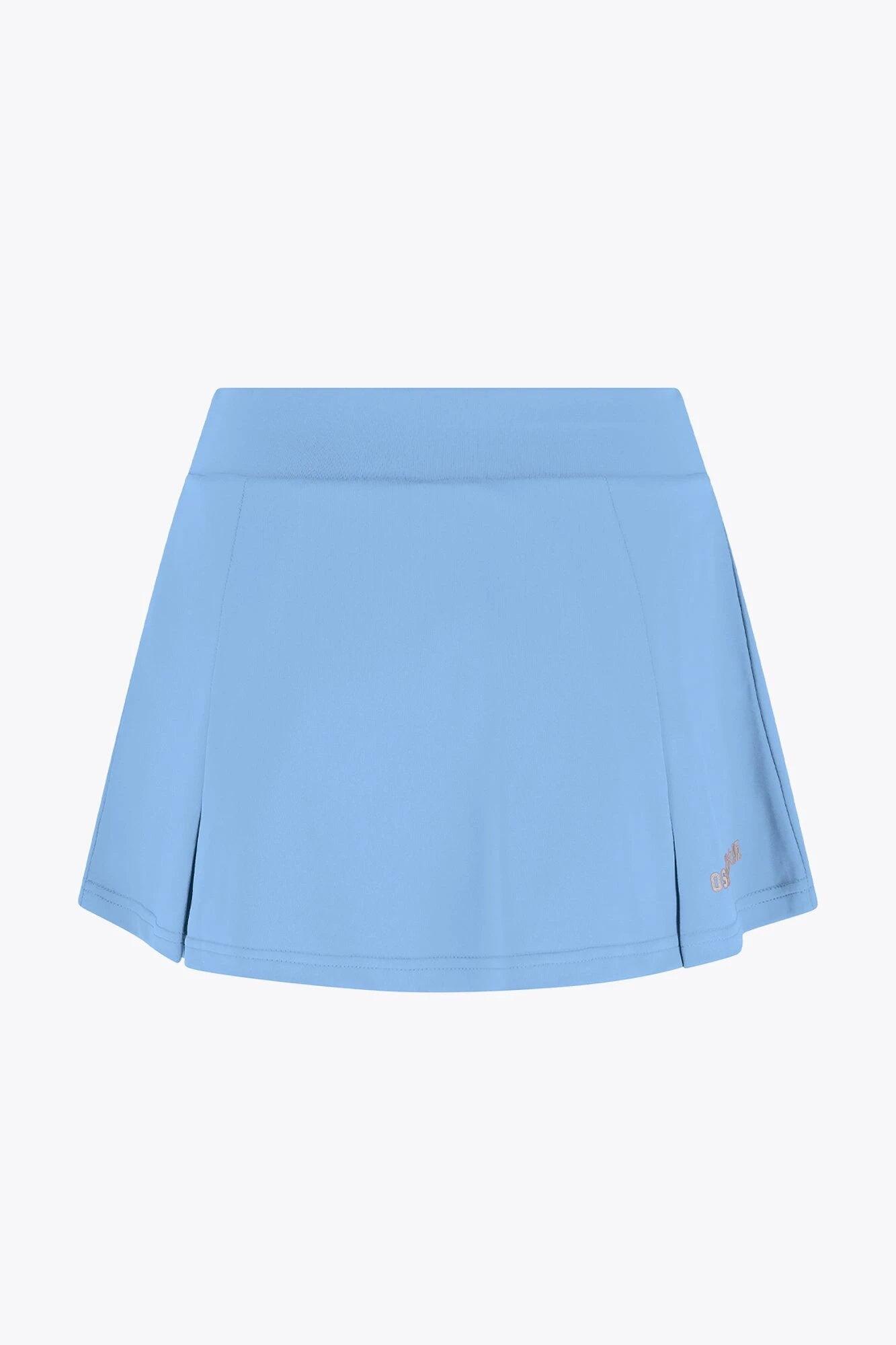 Falda pantalón Osaka para mujer con vuelo | Azul lago plateado 4/6