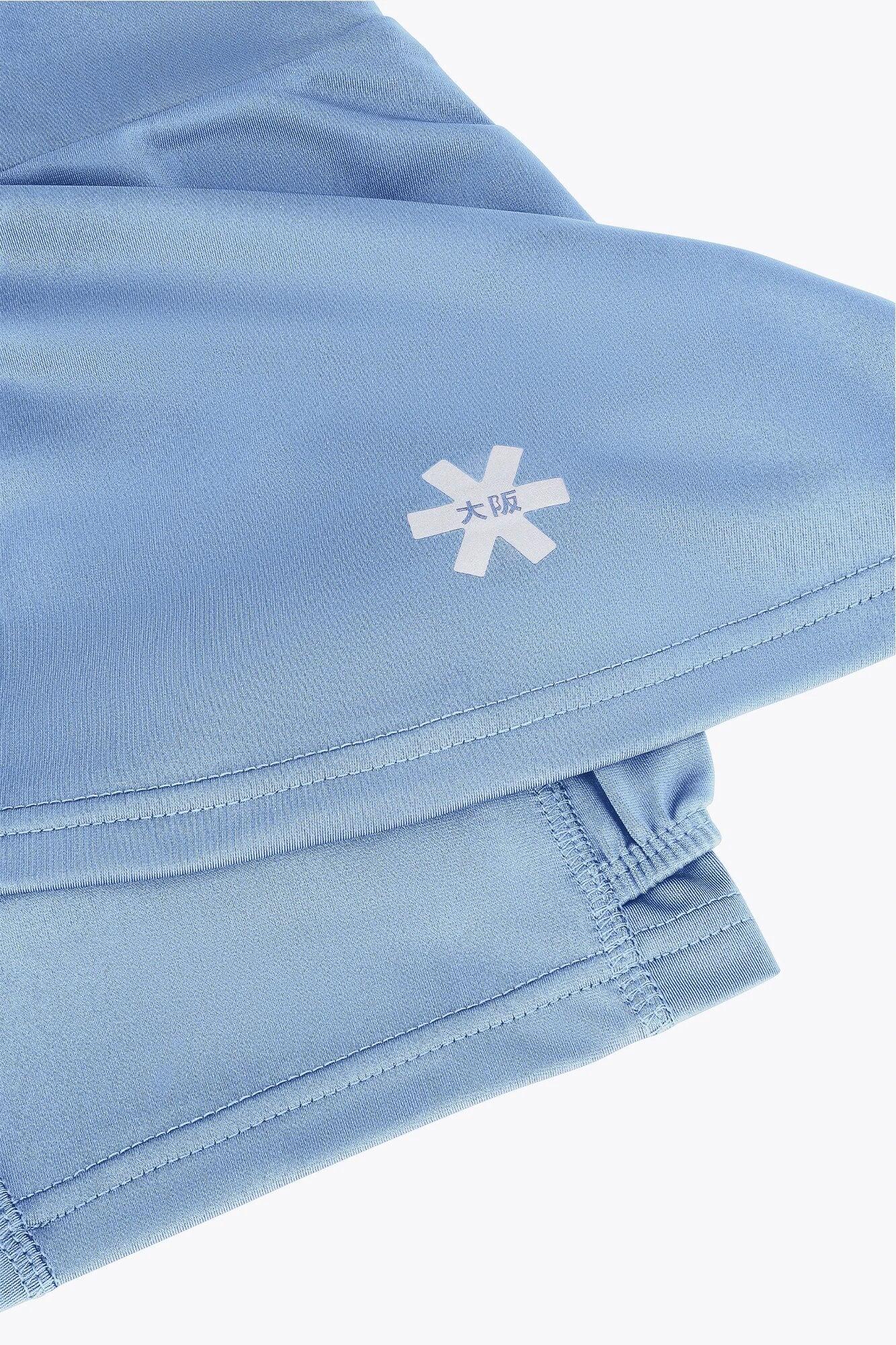 Falda pantalón Osaka para mujer con vuelo | Azul lago plateado 6/6