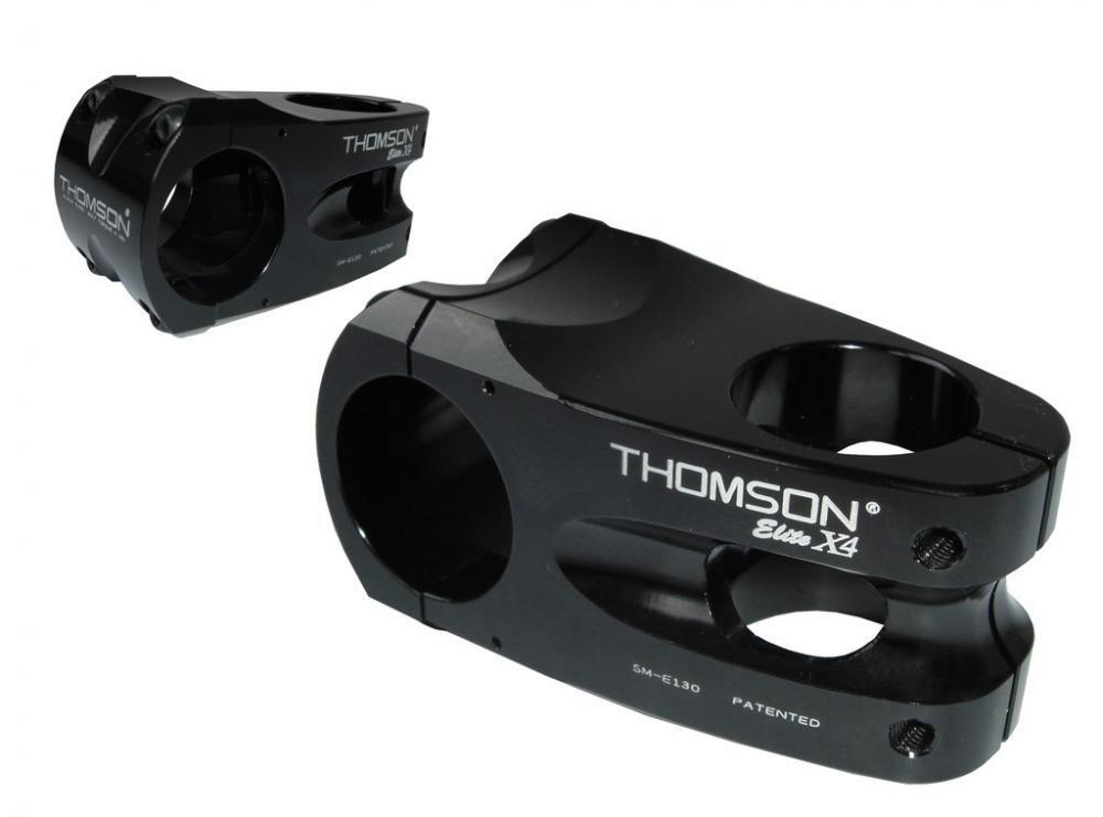 Thomson A-Head Vorbau Elite X4 schwarz 1-1/8" x 0° x 50mm x 31,8mm Lenkerkl. 2/7