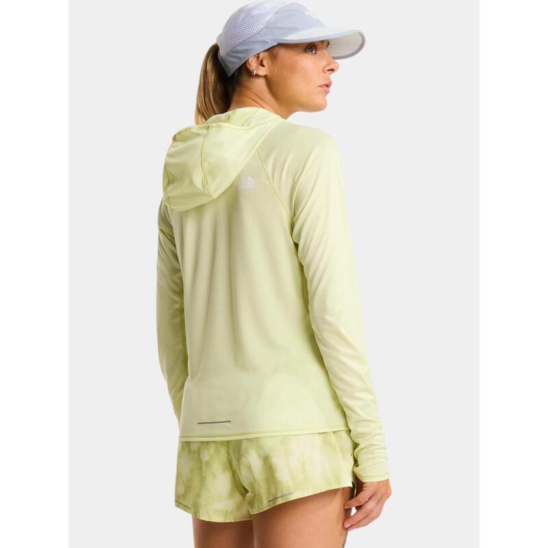 Tricou cu maneci lungi, pentru sport W Sunriser Hoodie femei