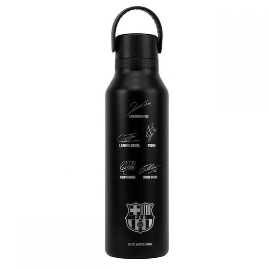 FC Barcelona Runbott butelka termiczna z autografami 600 ml czarny