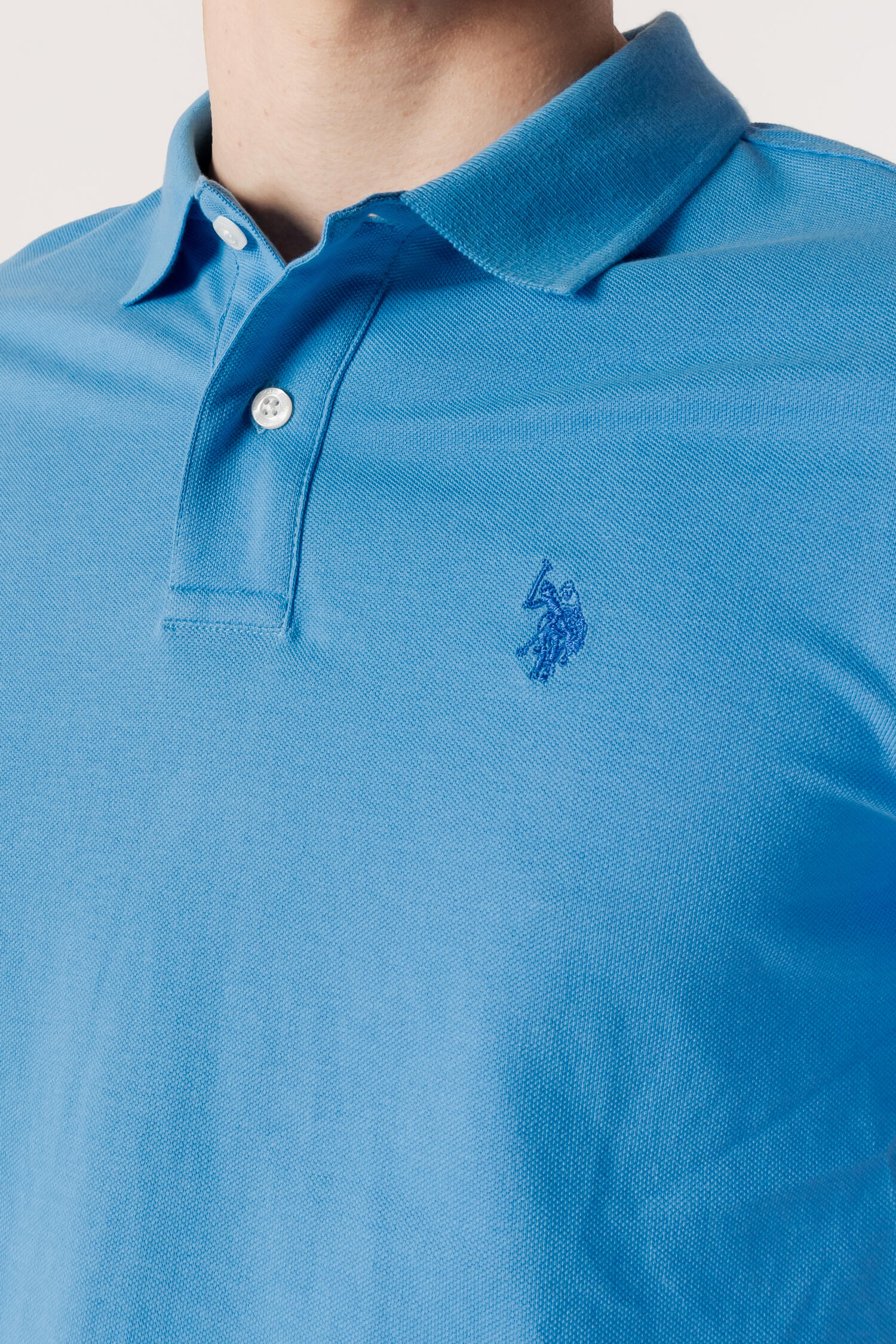 polo manches courtes KING HOMME bleu 2/5