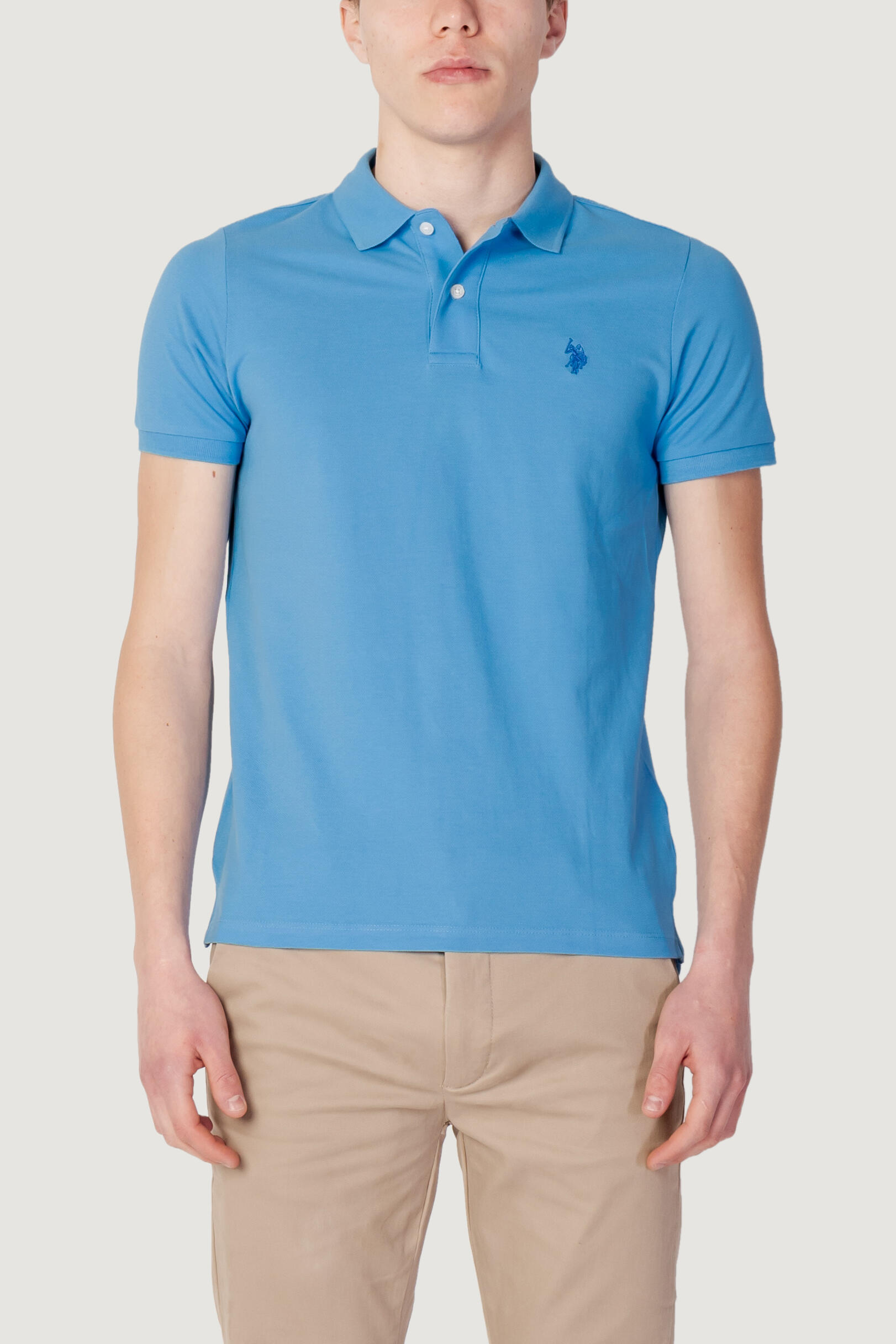 polo manches courtes KING HOMME bleu 5/5