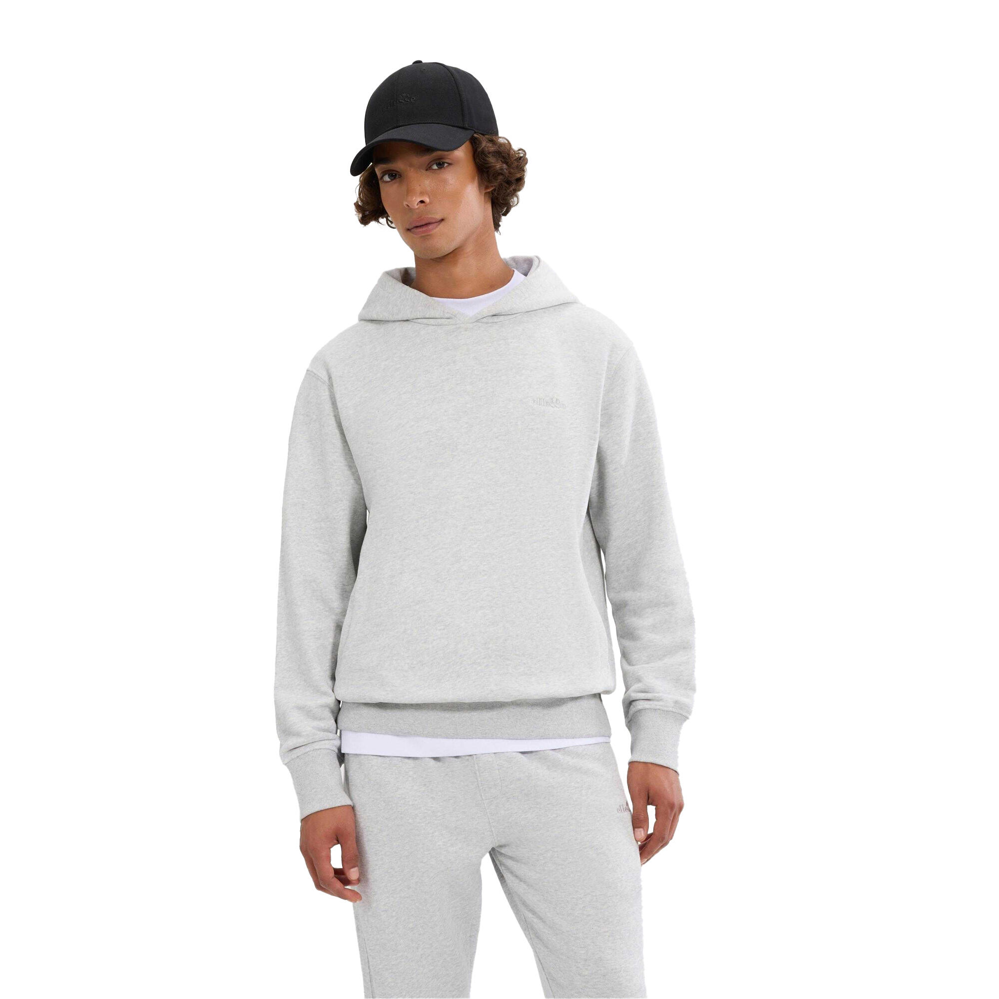 Sweat À Capuche MADONE Homme (Gris Clair Chiné) 3/4