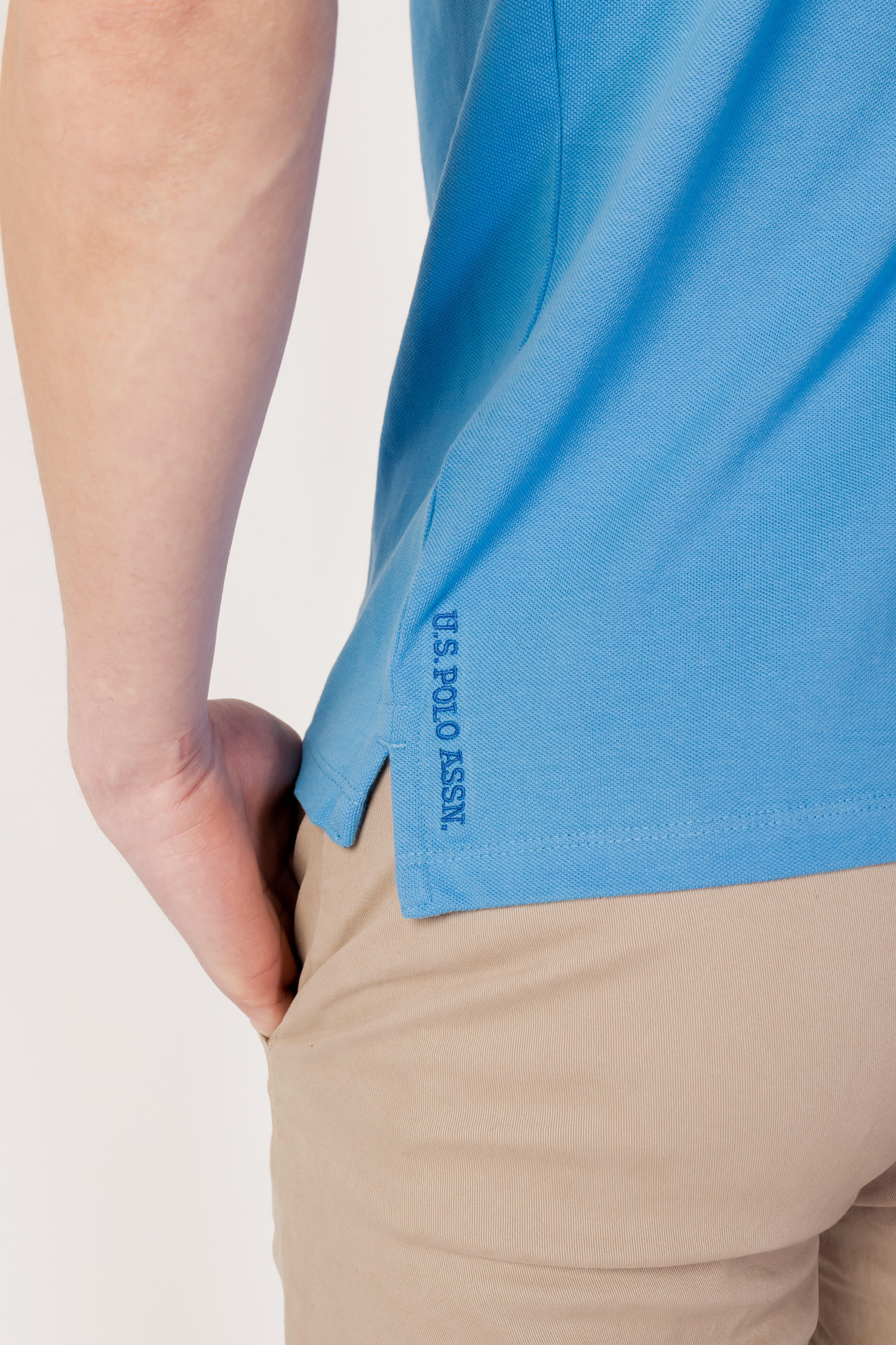 polo manches courtes KING HOMME bleu 4/5