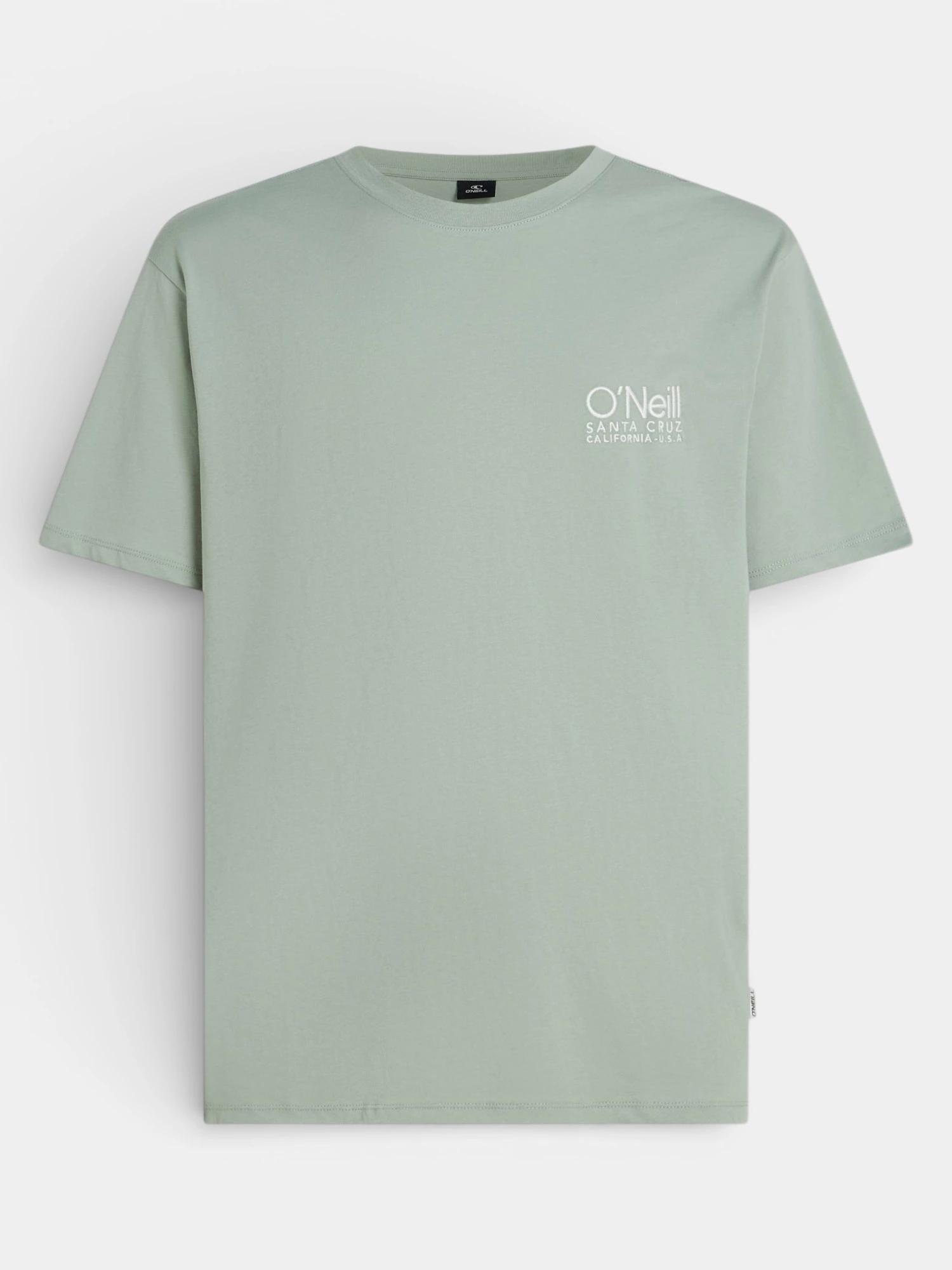 Heren O-hals Shirt Originals Cali Groen 5/7