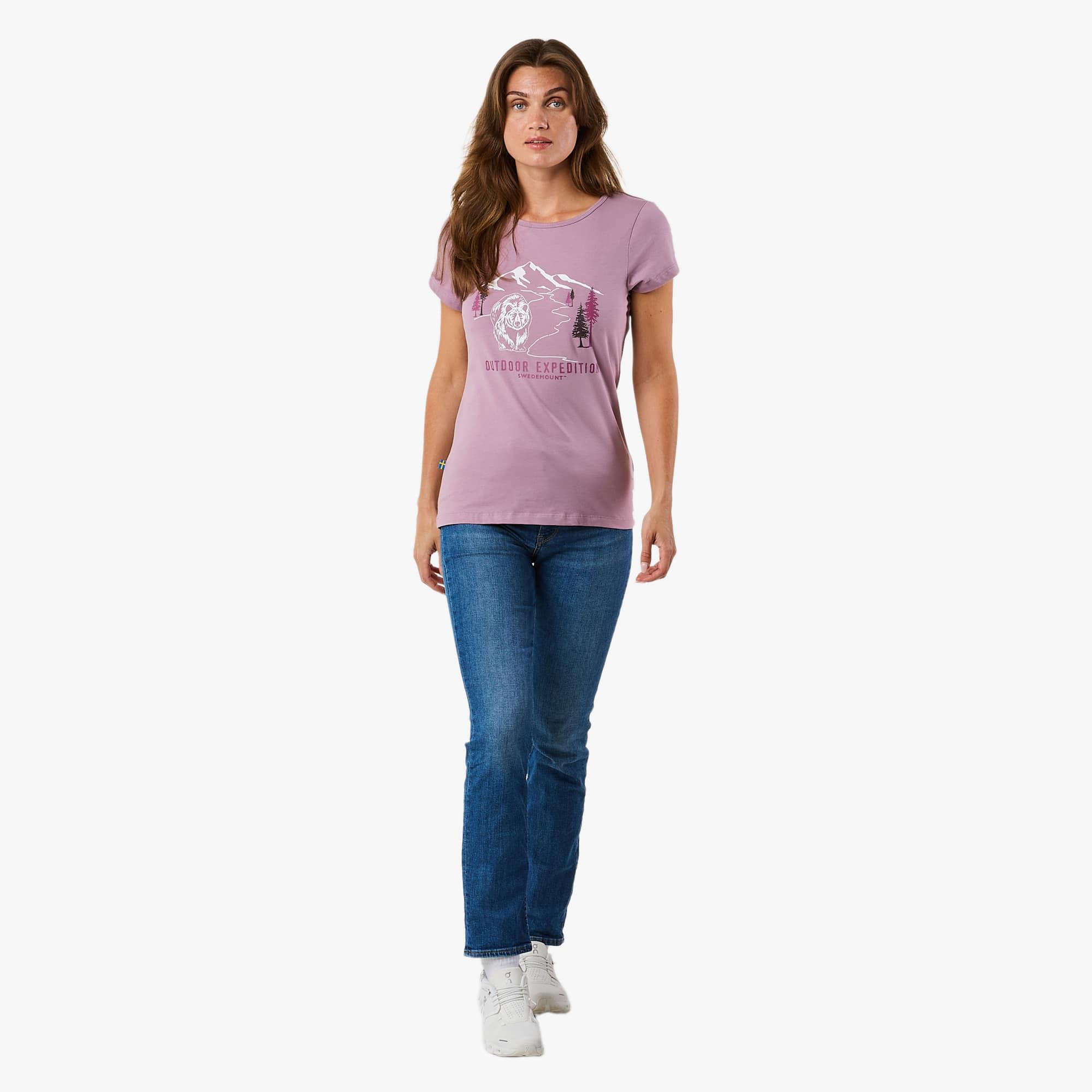 Damen Sport kurzarm T-Shirt Forest Tee 3/7