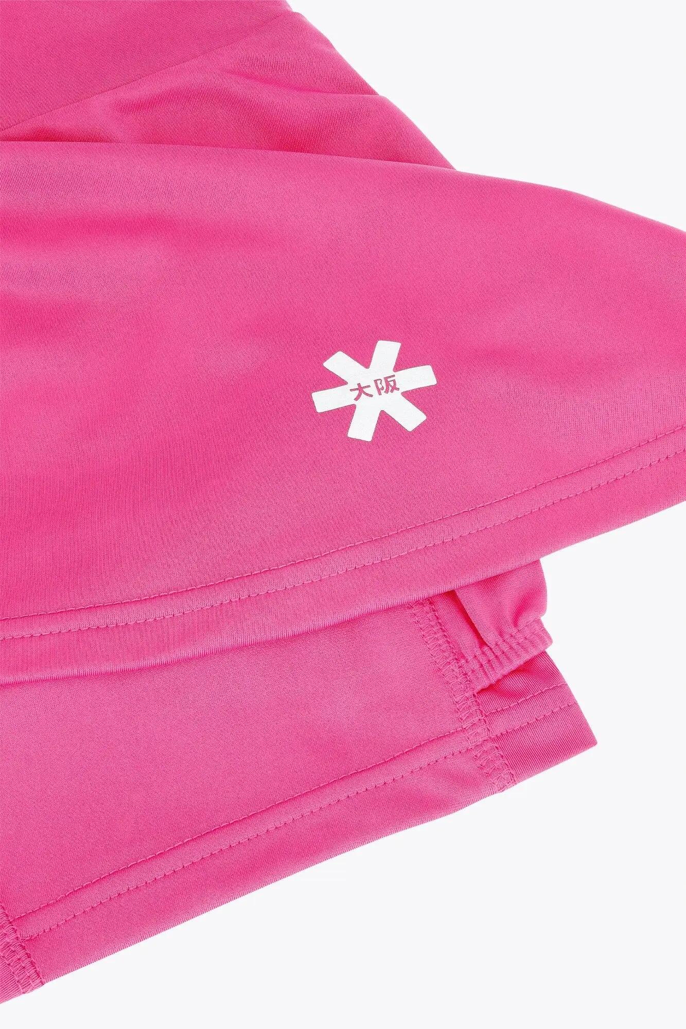 Osaka damesrokje met ruches | Elektrisch fuchsia 5/5