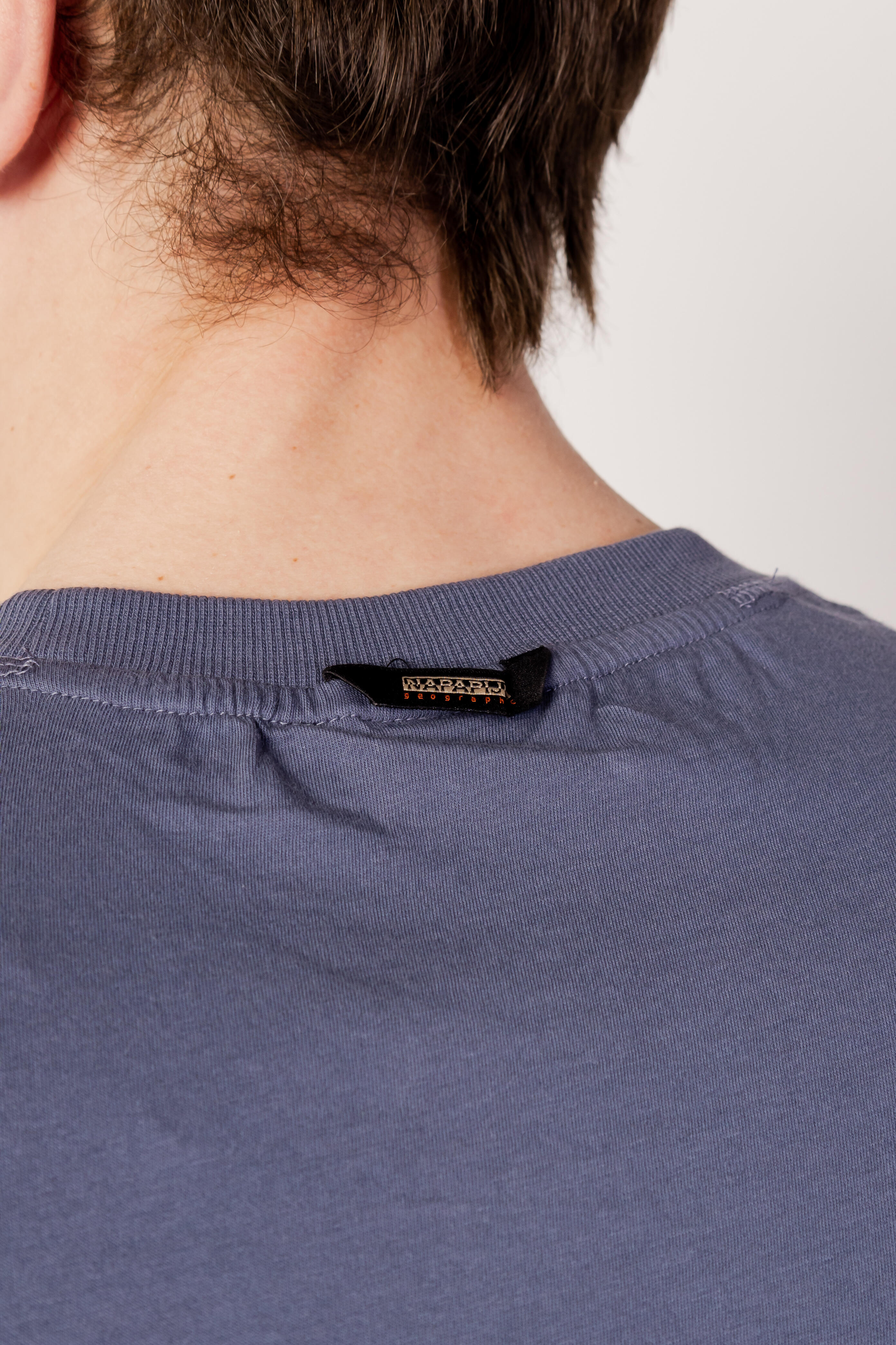 t-shirt crop top S-MACAS SS HOMME bleu 4/4