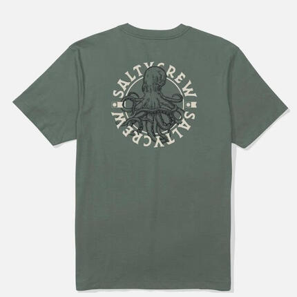 T-Shirt Salty Crew Tentacles Beige