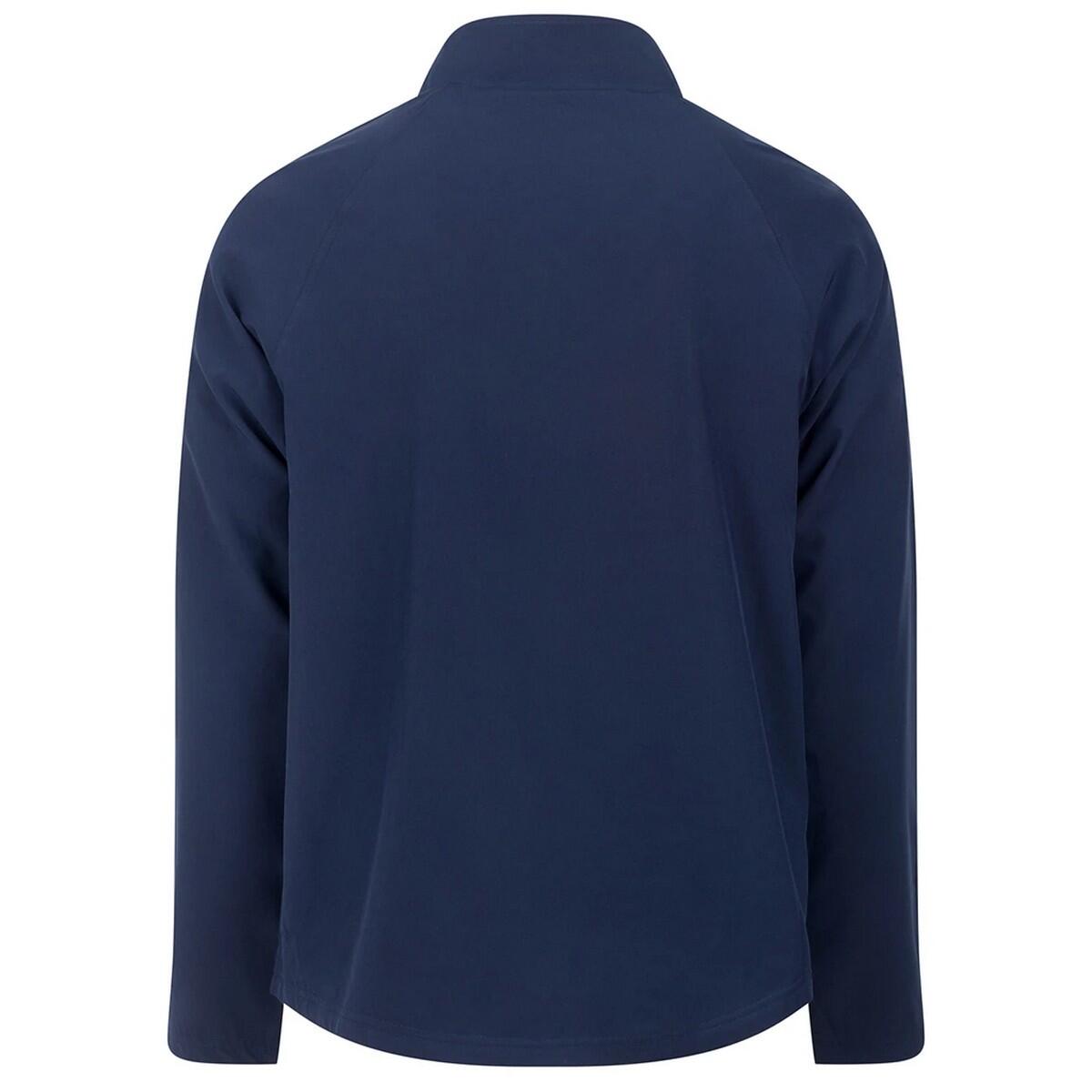 Mens Technical Quarter Zip Track Top (Navy) 2/3