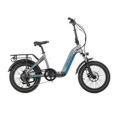Jobobike romer - grijs, elektrische opvouwbare fiets 46 cm