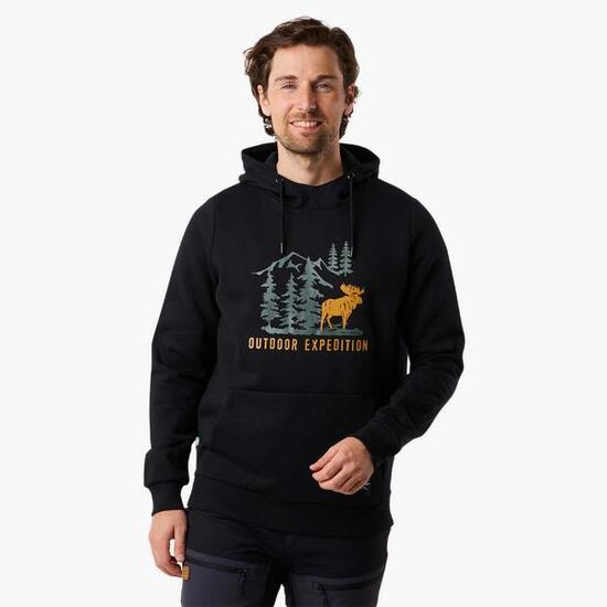 Sweat à capuche randonnée homme Forest Hood
