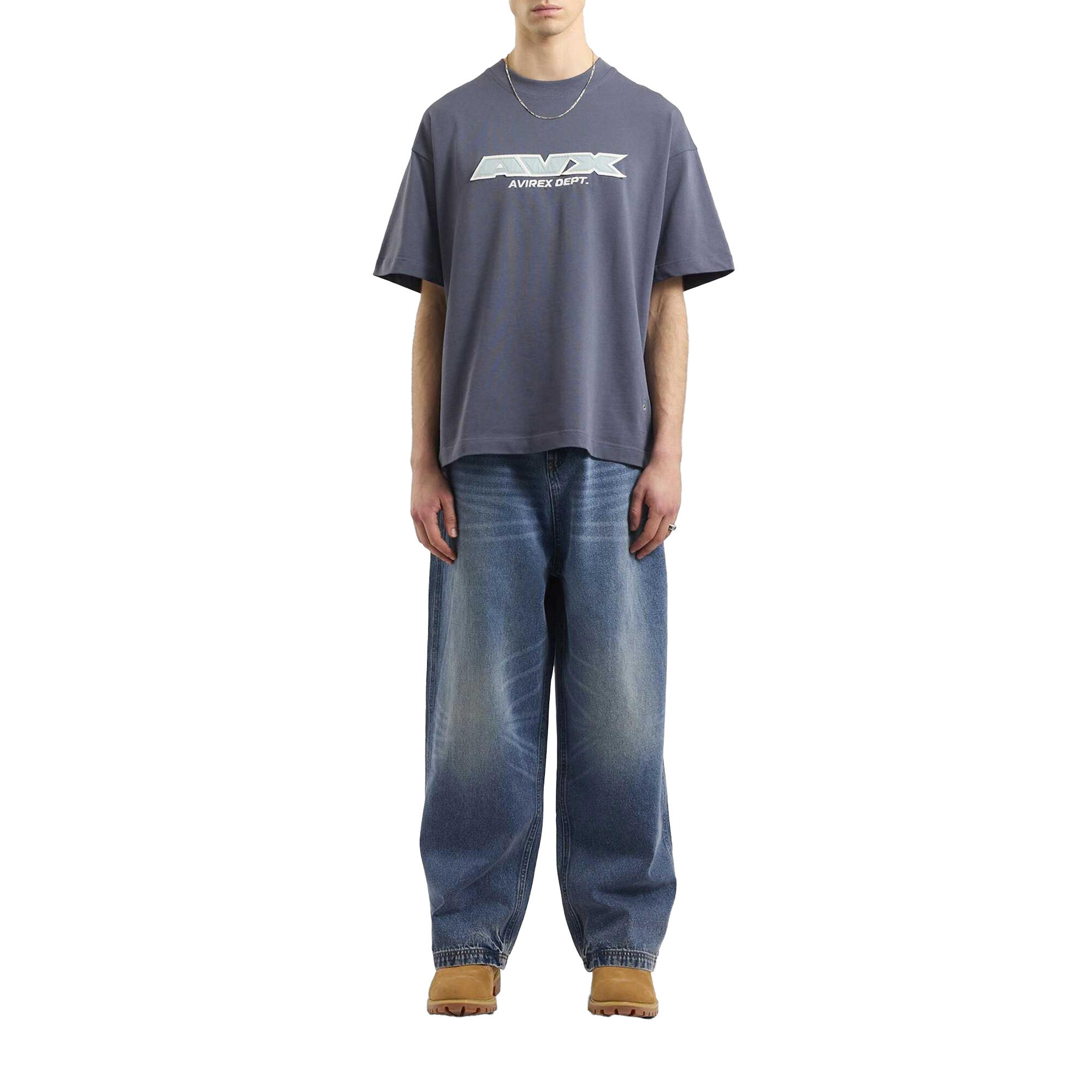 Tshirt SQUADRON Homme (Bleu Ardoise) 4/4