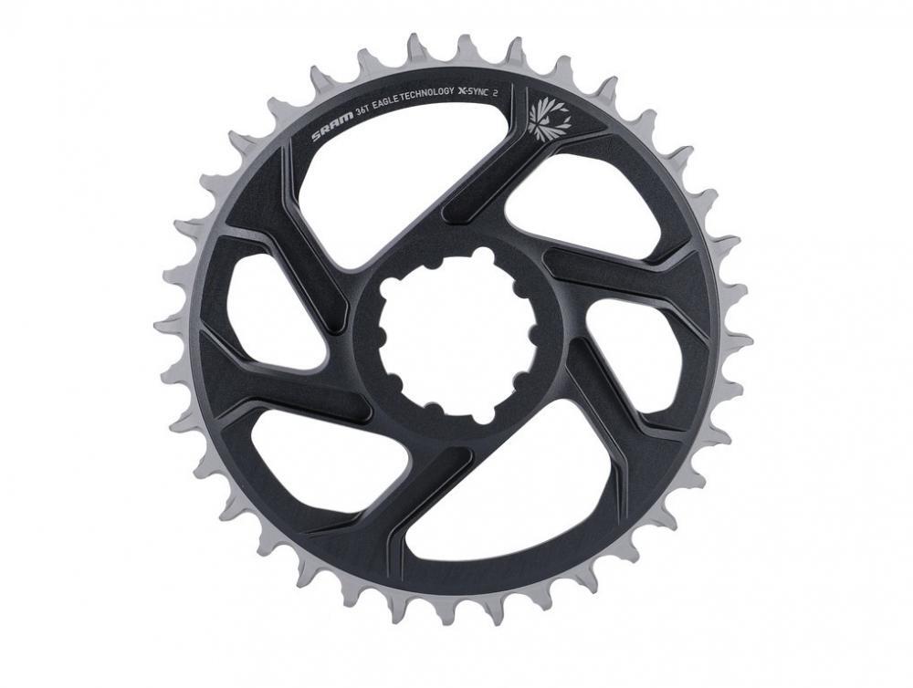 Sram Kettenblatt X-Sync 2 Eagle DM 36Z,grau,alu,6mm Offset,11.6218.047.004 2/4