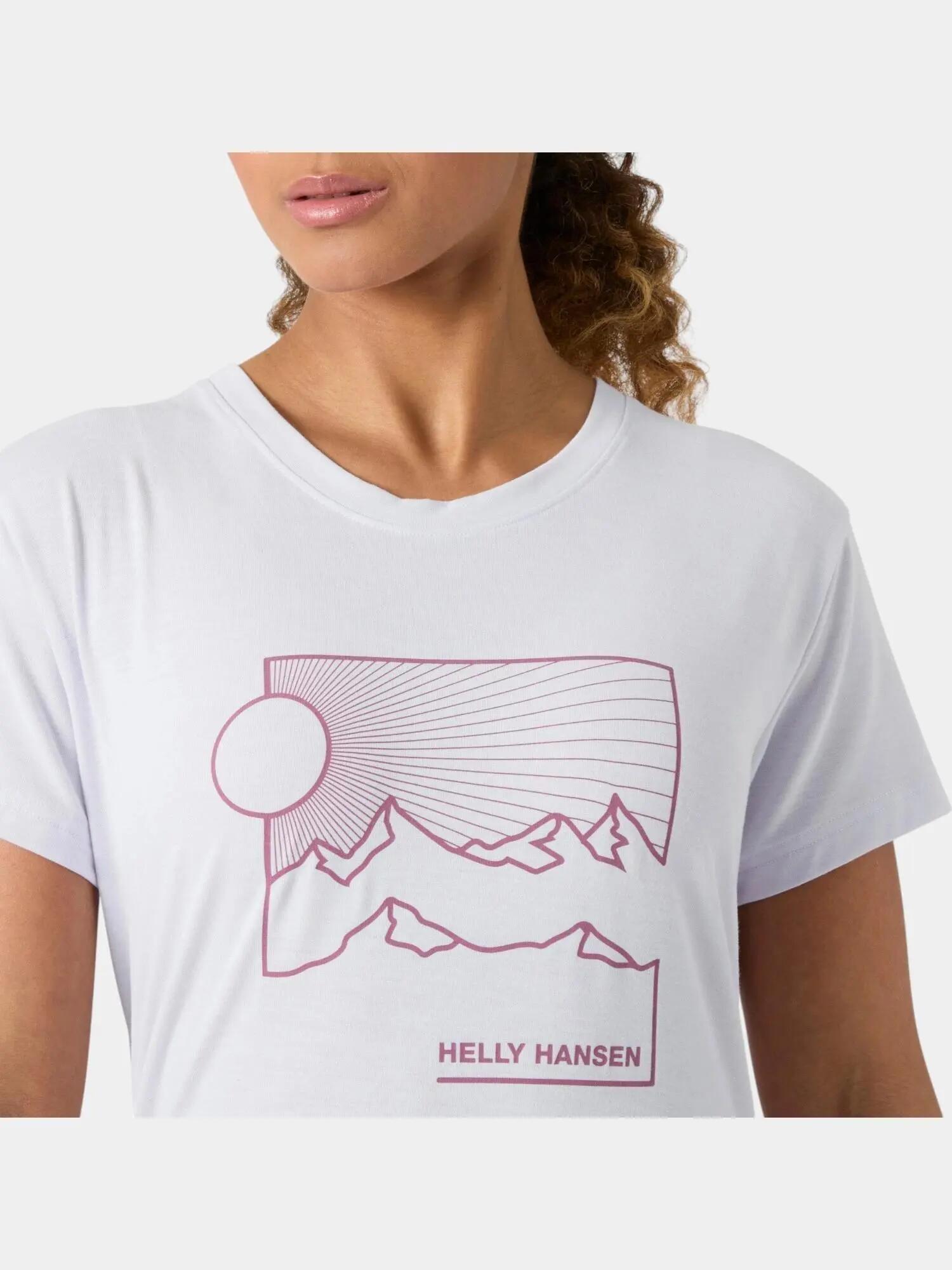 Dames-T-shirt Helly Hansen Skog Graphic 3/7