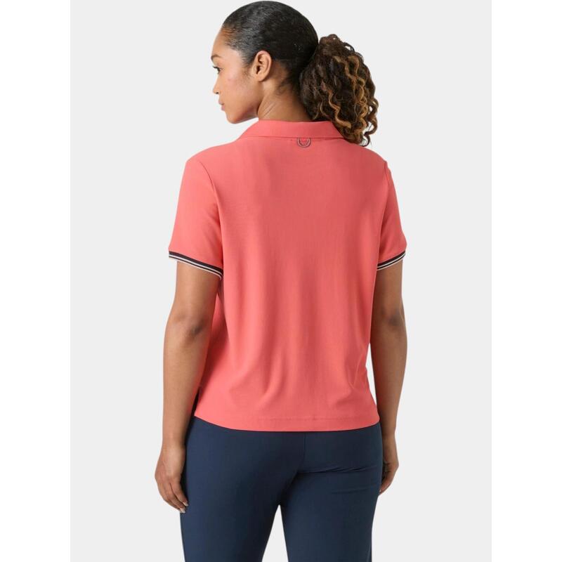 Tricou cu guler W Portofino Polo femei