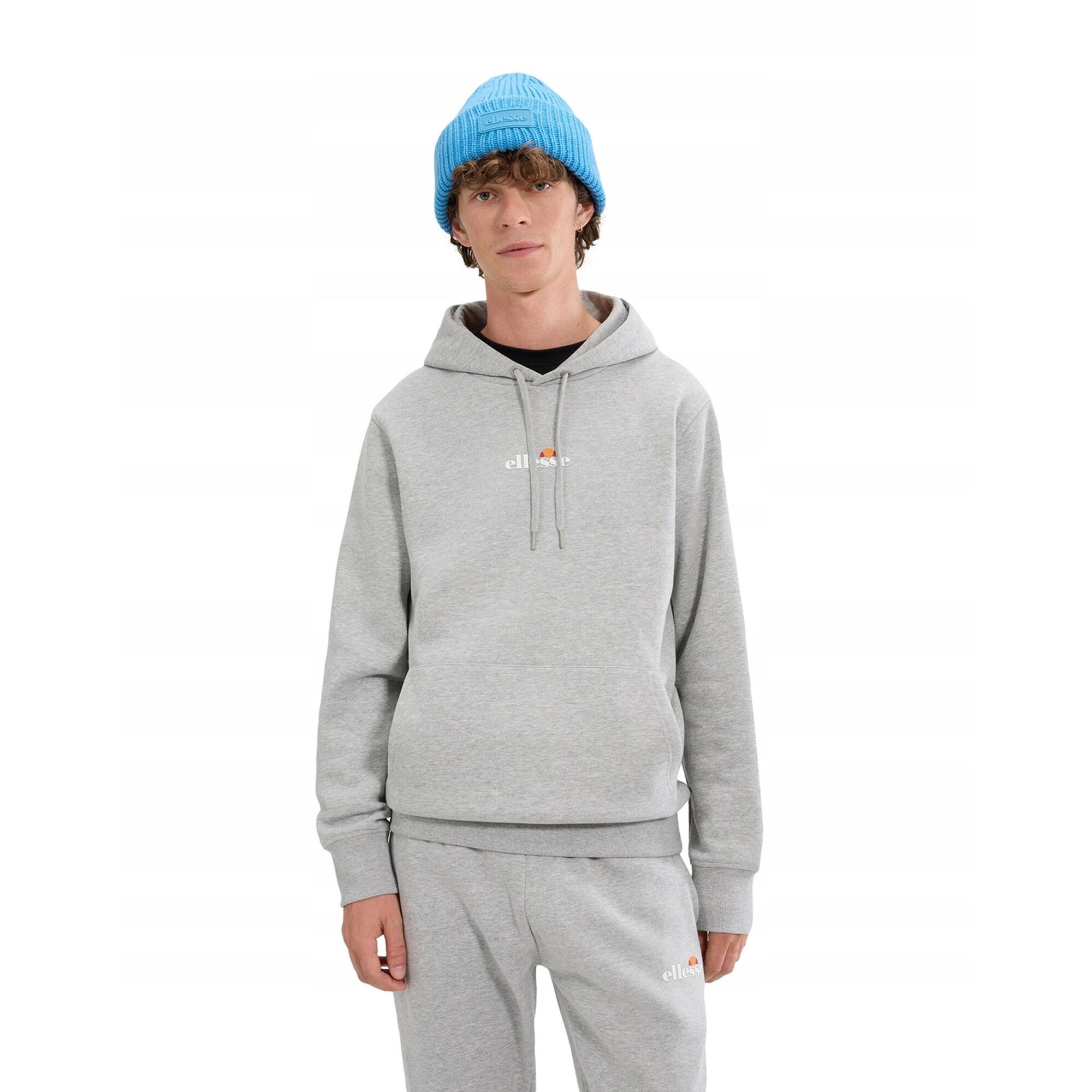 Mens Pershuta 2 Hoodie (Light Grey Marl) 3/4