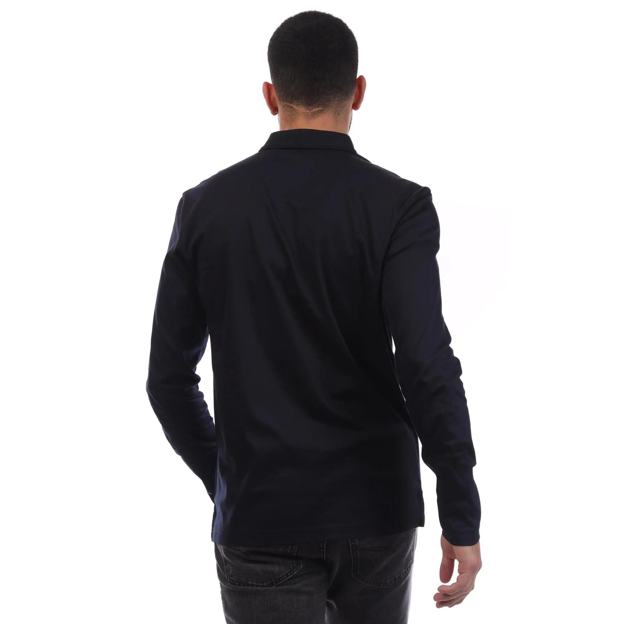 "Pirol" Poloshirt für , Langärmlig Herren Dunkelblau 3/4