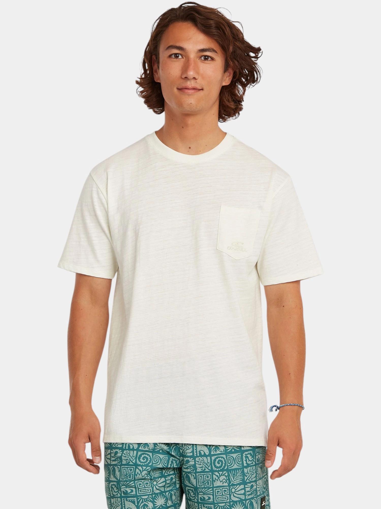 O'NEILL O'Neill Herren T-Shirt Slub Chest Pocket Snow White 4/6