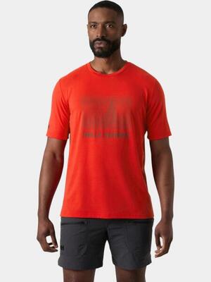 T-shirt met korte mouwen helly hansen model hp race graphic t-shirt voor mannen