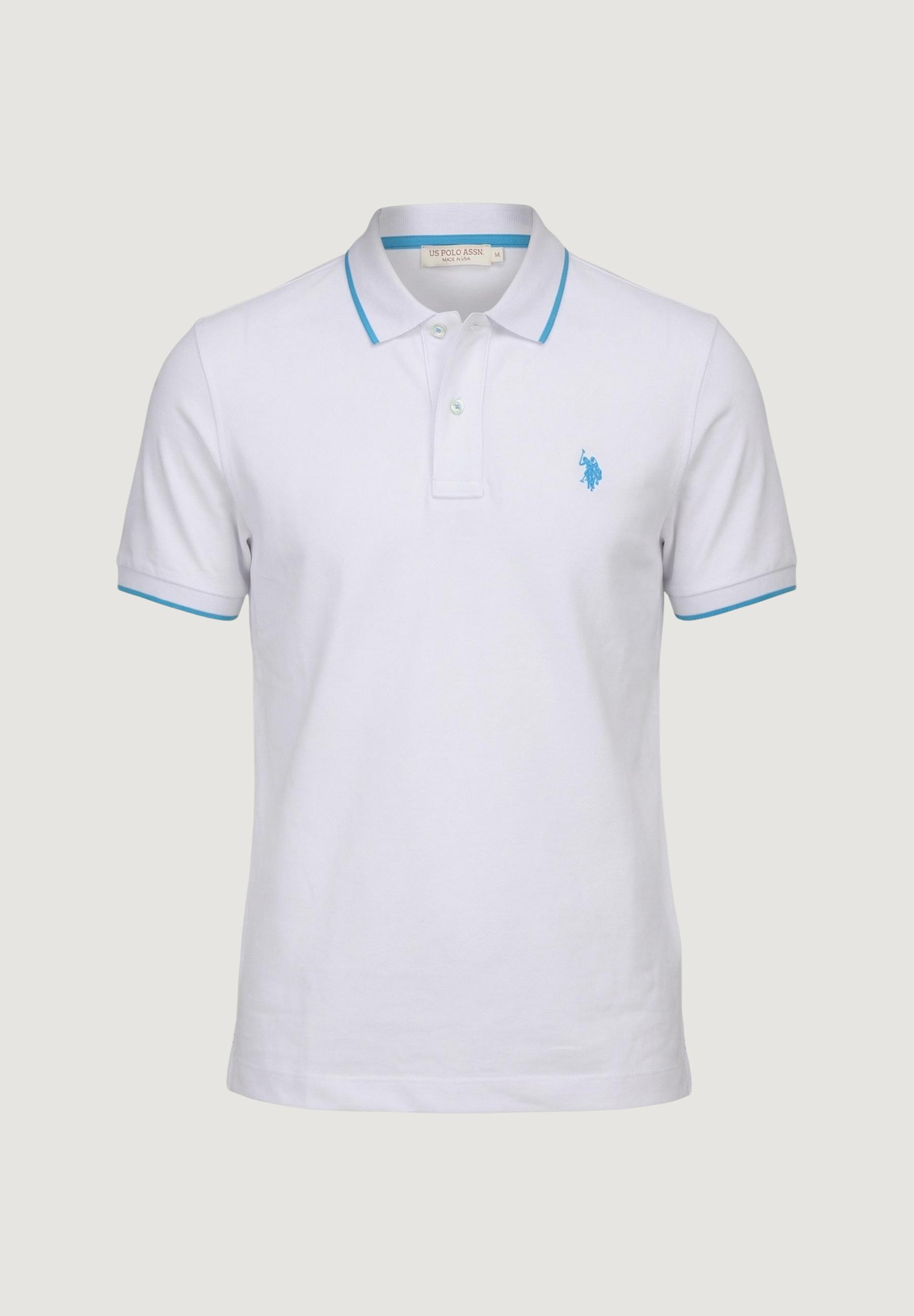 polo manches courtes BLACK HOMME blanc 5/5