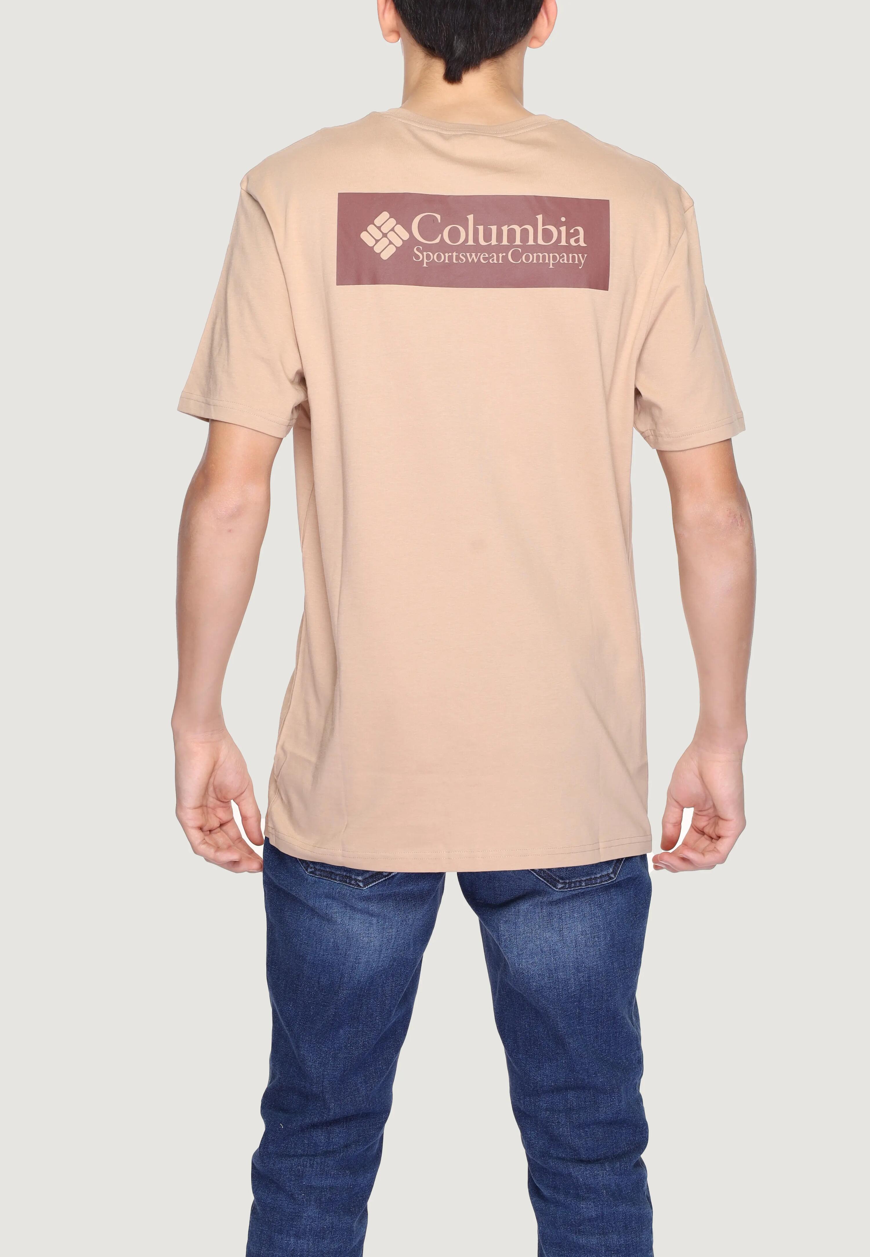 t-shirt crop top  HOMME beige 2/4