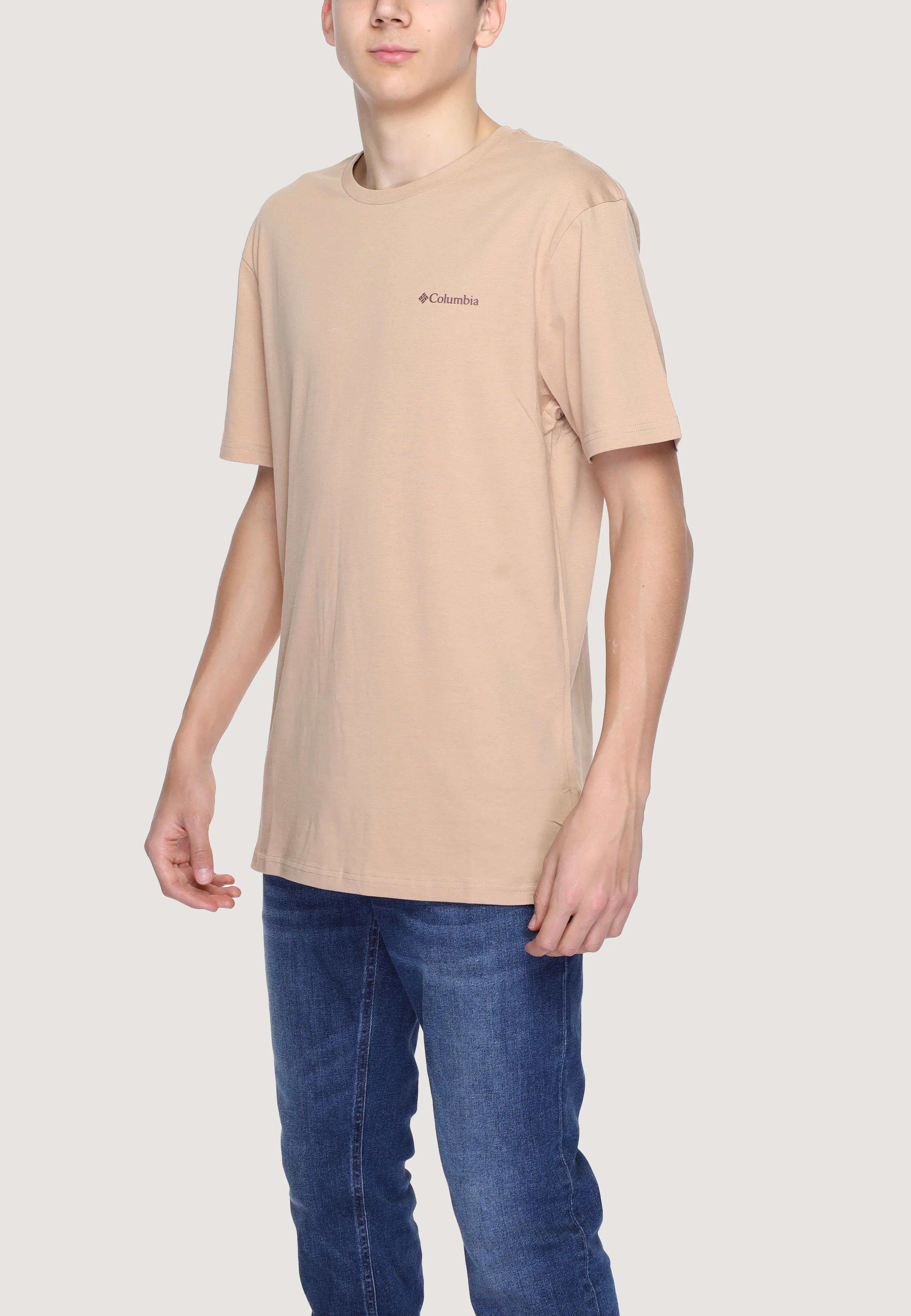 t-shirt crop top  HOMME beige 4/4