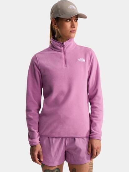 Pile The North Face Glacier 1/4 Zip Verde Donna