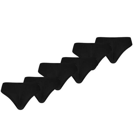 Culottes brésiliennes femme Microfiber lot de 6 noires