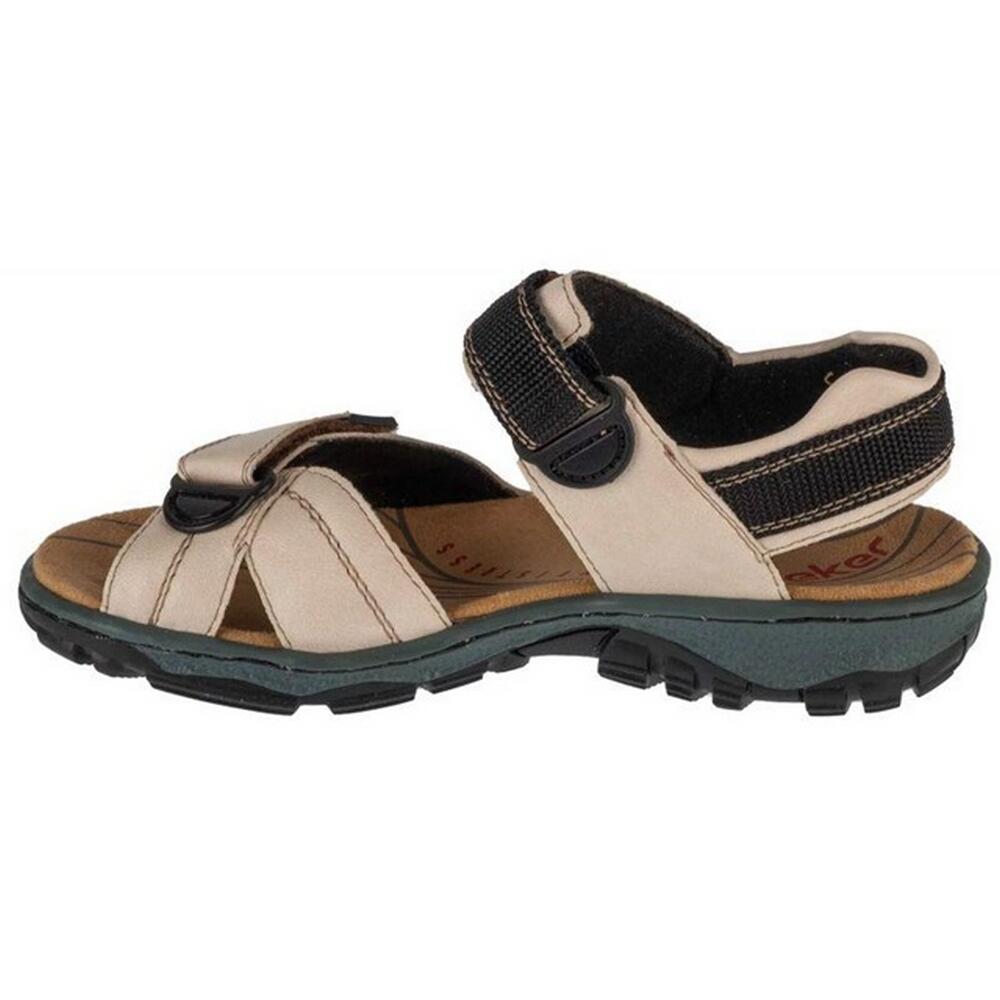 Sandalias Diseño Detalle en Contraste para Mujer Beige 2/4