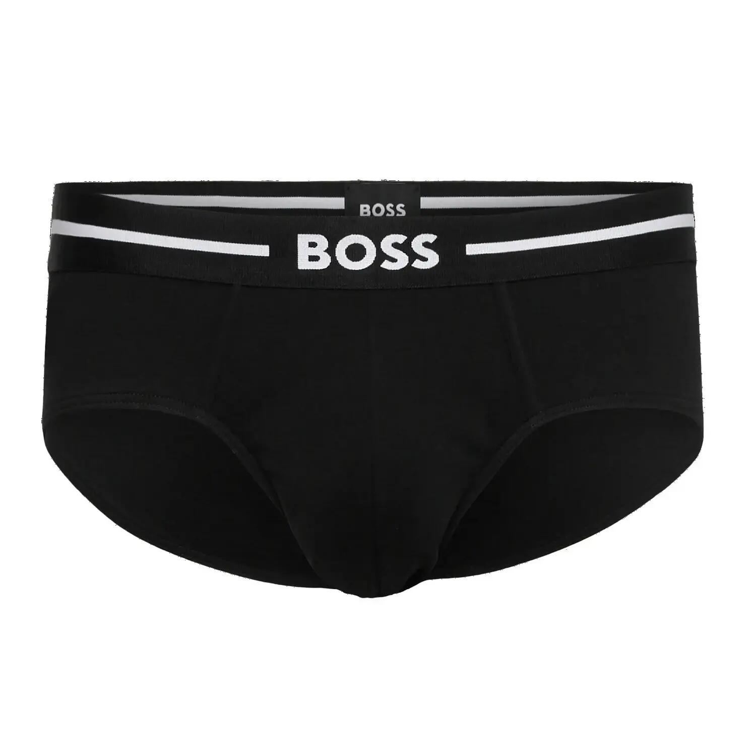Slips Motif/style Logo Homme (Noir) 3/4
