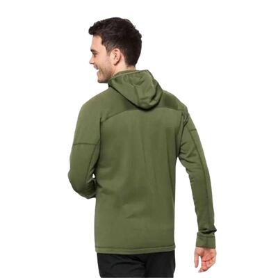 Heren hirschberg full zip hoodie (groen)