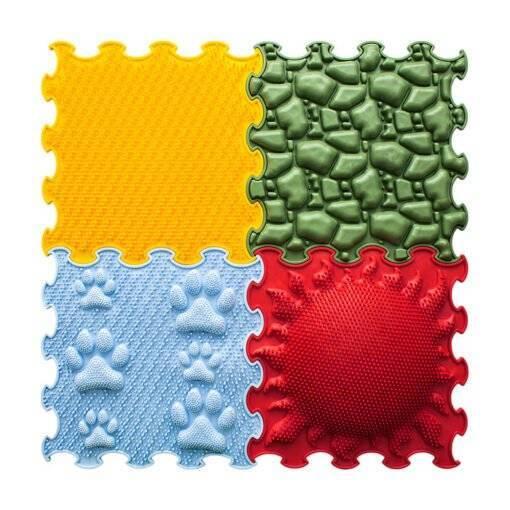 Enfants Fitness Dalle Sensorielle 30x30cm Set 4pcs Fantastic Four Multicolore