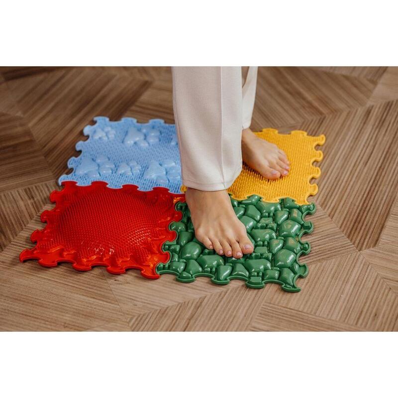 Copii Fitness Covoraș Senzorial 30x30cm Set 4buc Fantastic Four Multicolor