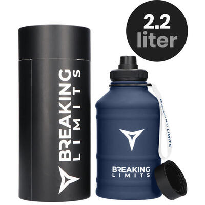 Stalen waterfles 2 liter – drinkfles – waterjug – bidon