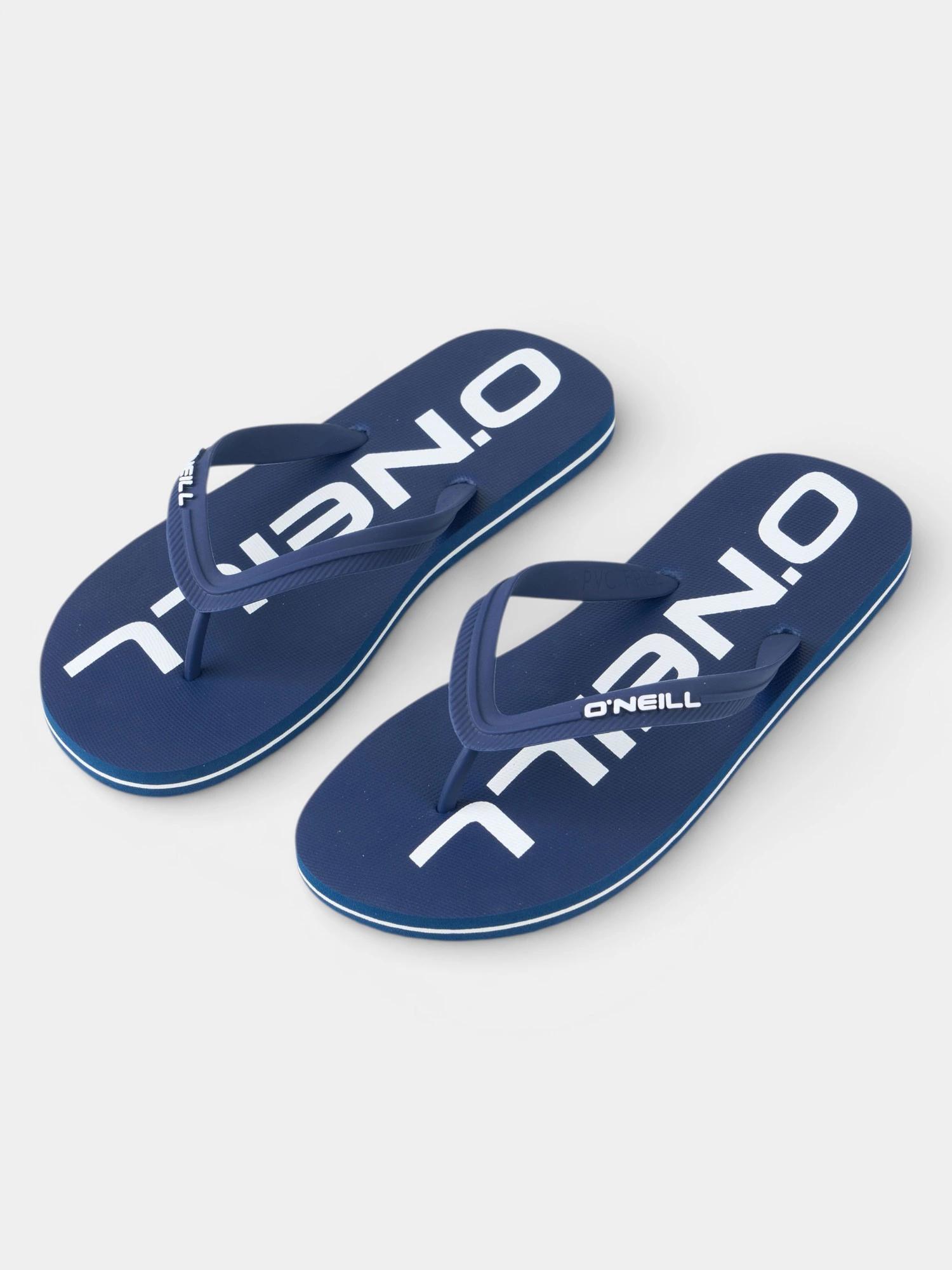 Heren Teenslippers Profile Logo Blauw II 3/5