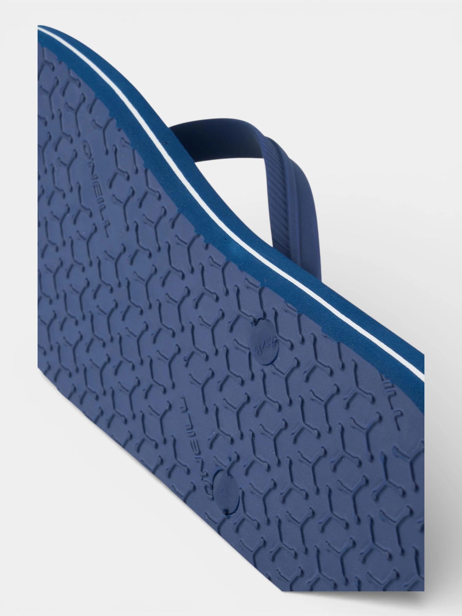 Heren Teenslippers Profile Logo Blauw II 4/5