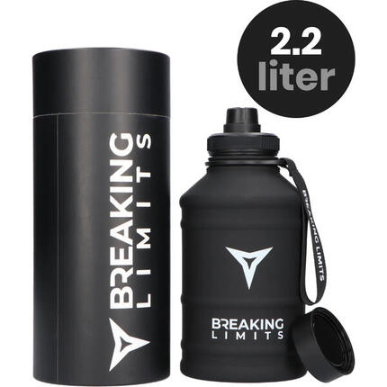 Gourde en acier inoxydable 2 litres – bouteille – bidon sportif d’eau