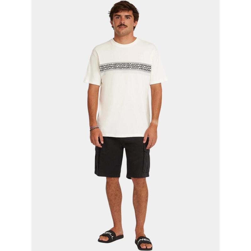 Tricou cu maneci scurte O'Neill Logo Stripe T-Shirt barbati