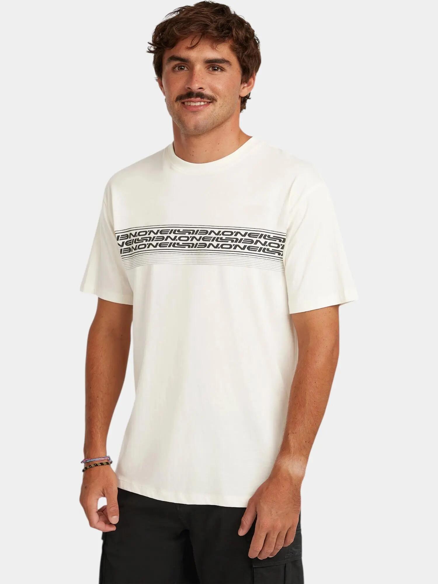 Férfi rövid ujjú póló O'Neill Logo Stripe T-Shirt 1/7