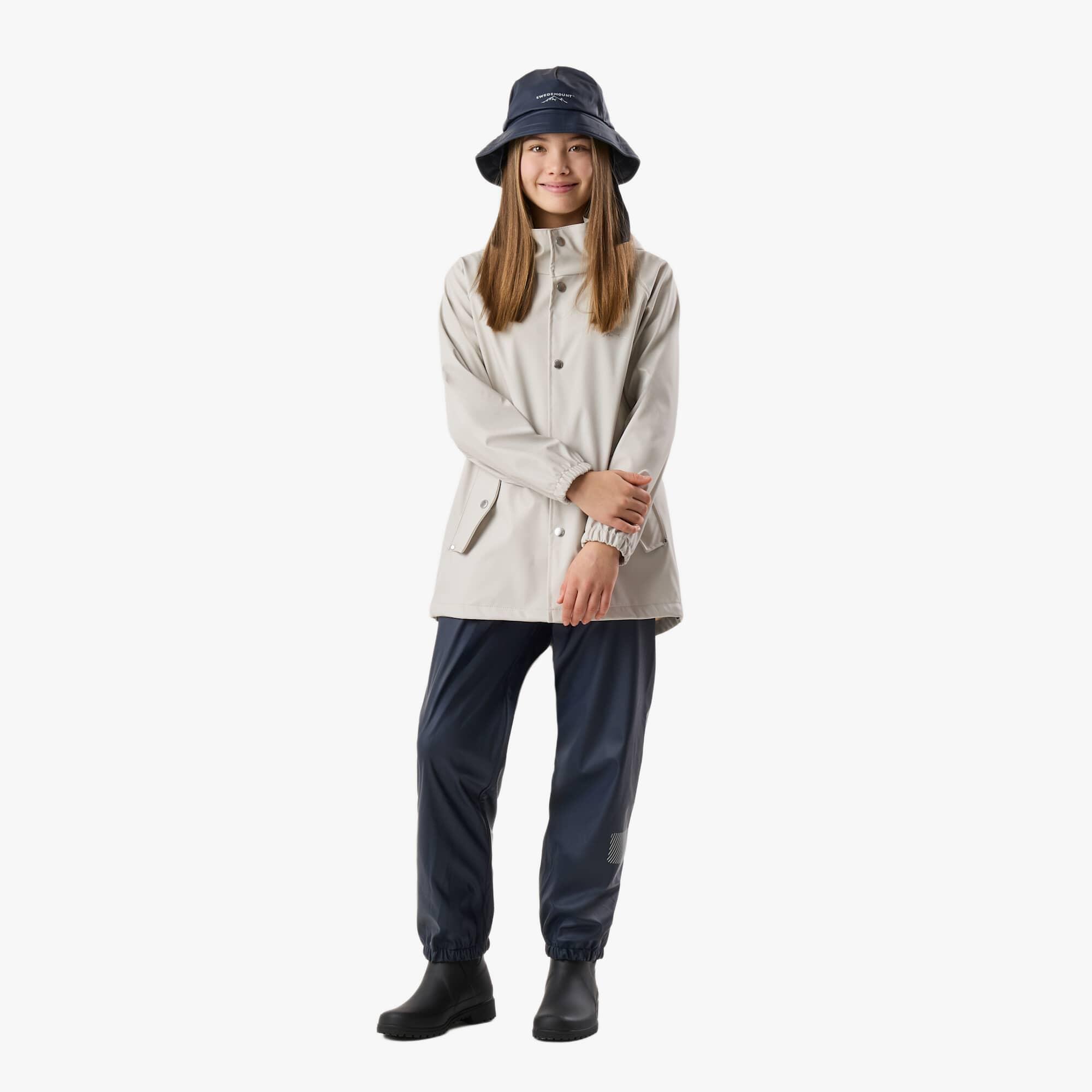 Giacca antipioggia da escursionismo junior Väderöarna Coat 3/8