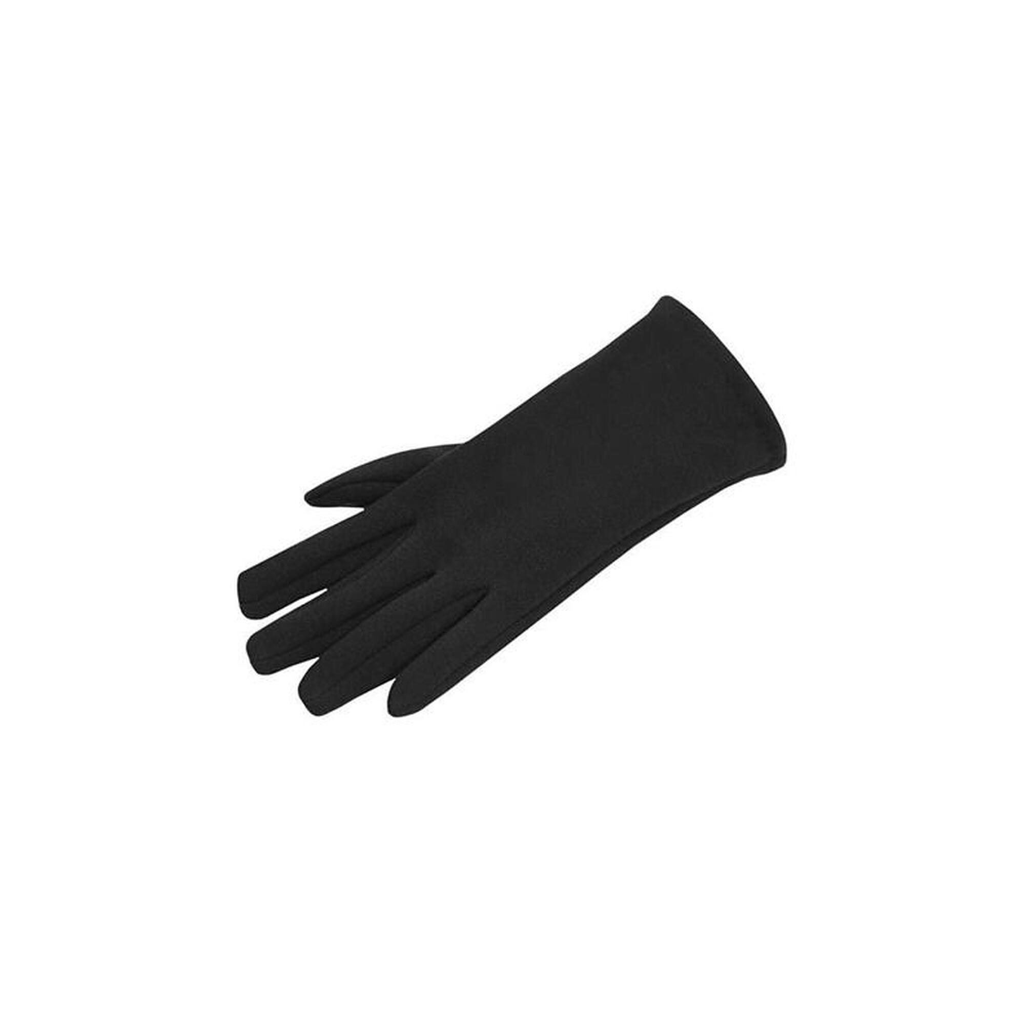 Manusi de iarna ,2 in 1, functie Touchscreen , model tricotat, negre, universale