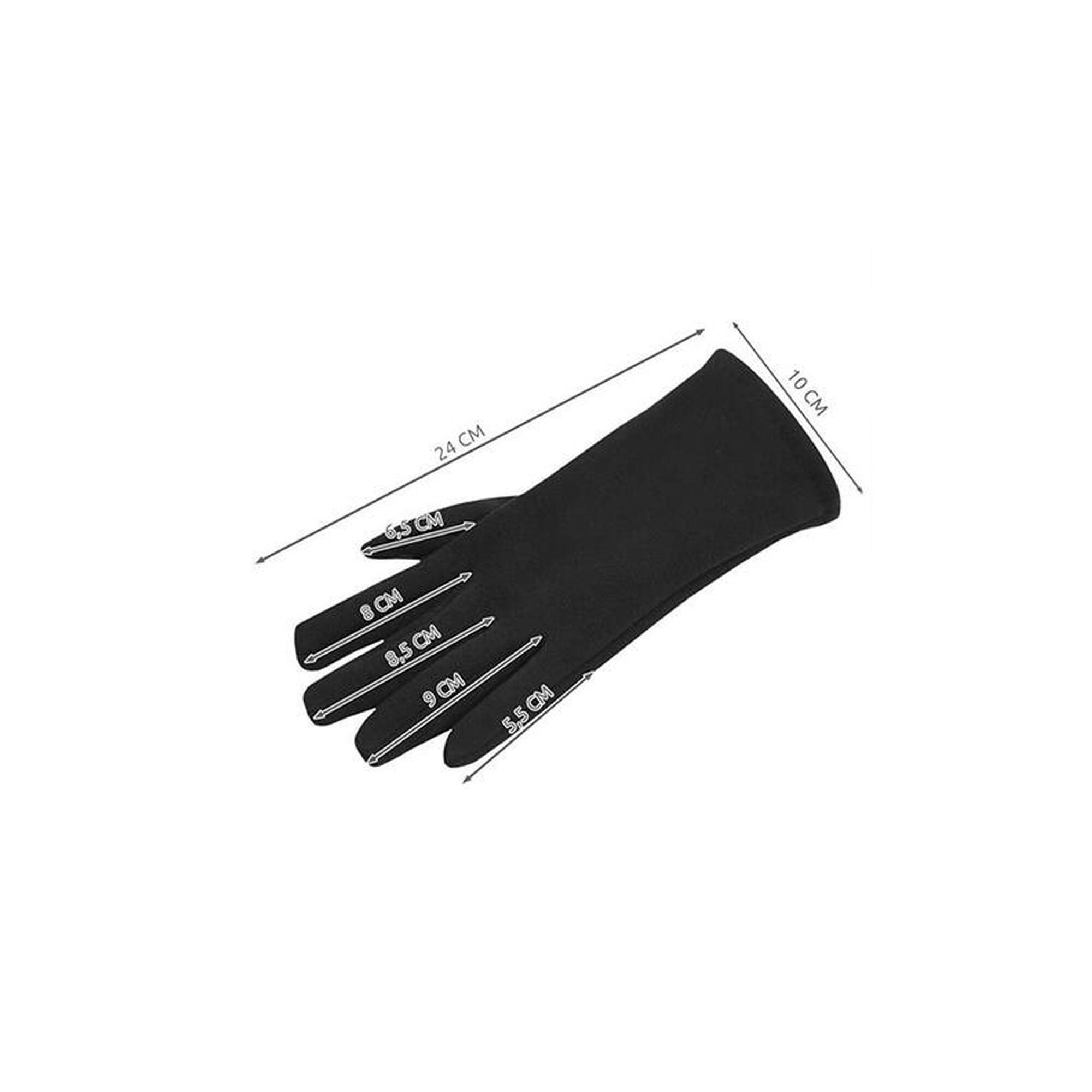 Manusi de iarna ,2 in 1, functie Touchscreen , model tricotat, negre, universale