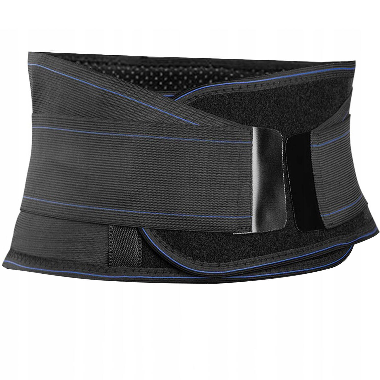 Centura lombara magnetica, 24 de magneti, 85-100 cm, XL, neagra
