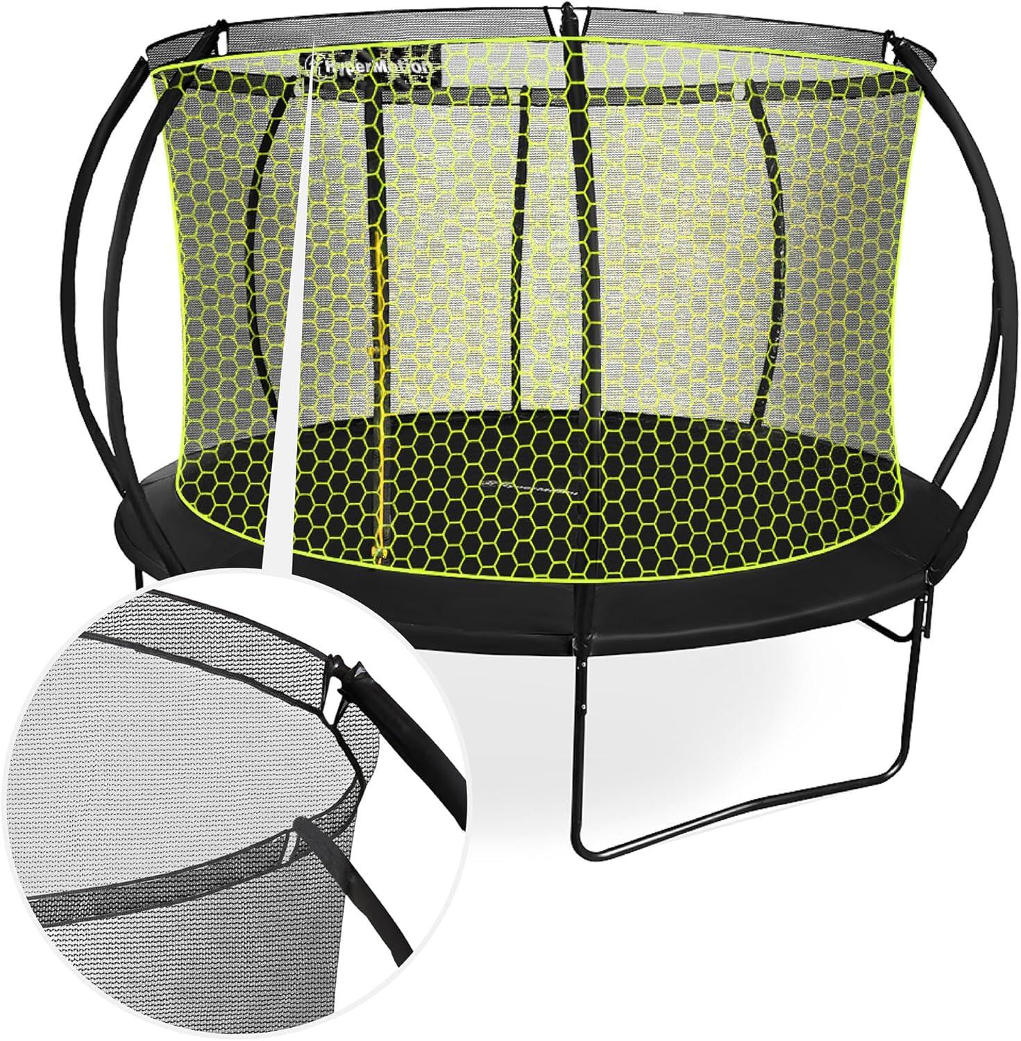 Tuingrampoline 366cm 12FT 4 Poten Net Ladder UV-bestendig Max 150kg EN71-14 3/5