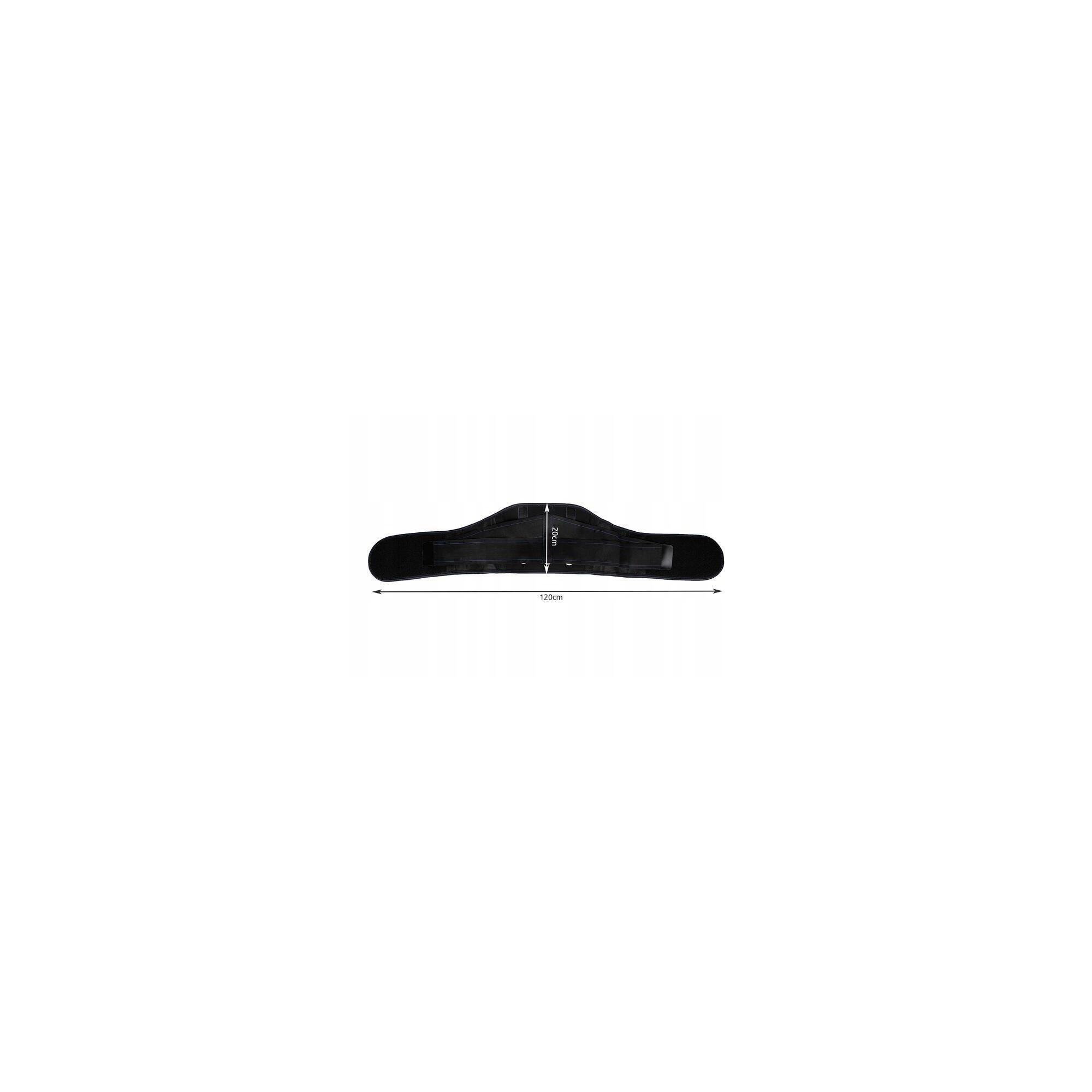 Centura lombara magnetica, 24 de magneti, 110 cm, neagra