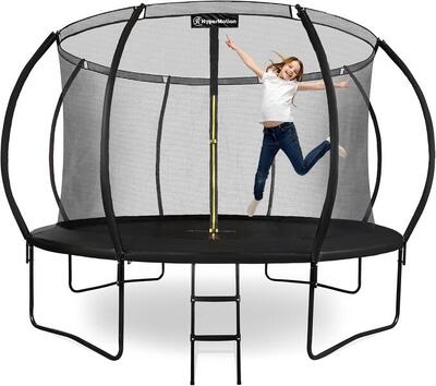 Tappeto Elastico Esterno 366cm (12FT) Rete + Scala