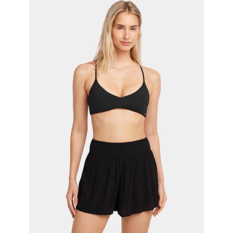 Pantaloni scurti Johnny Smocked Waist Shorts femei