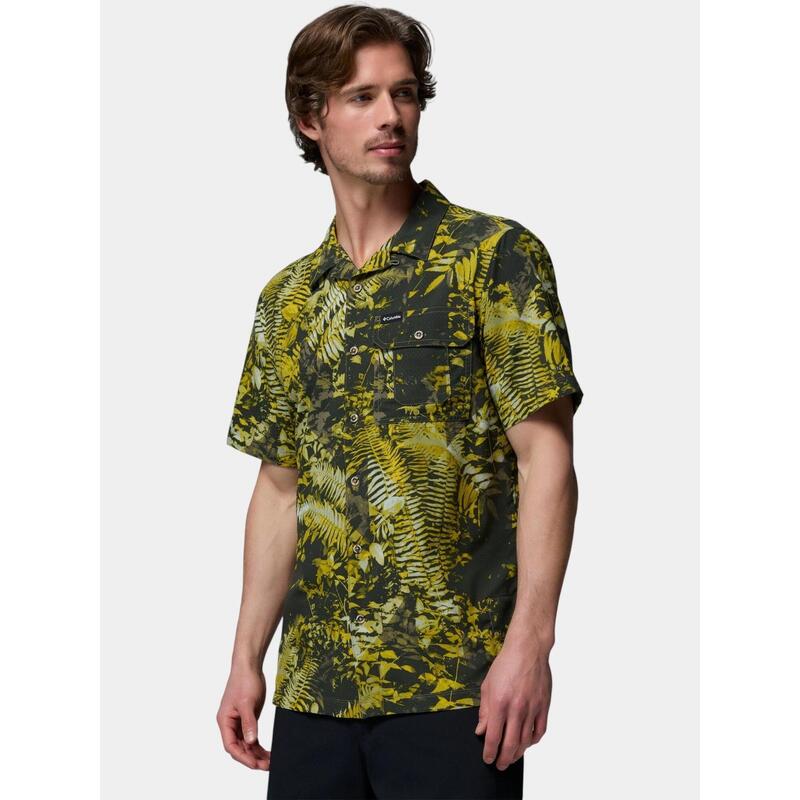 Camasa cu maneci scurte Tech Trail Utility Printed Woven Short Sleeve barbati